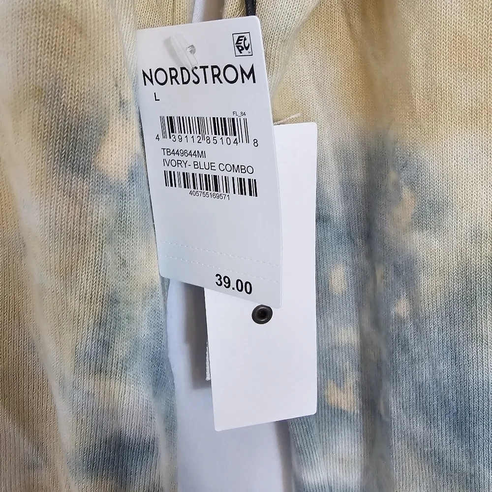 TREASURE & Bond size Large tie-dyed crewneck long-sleeved NWT - Picture 2 of 7